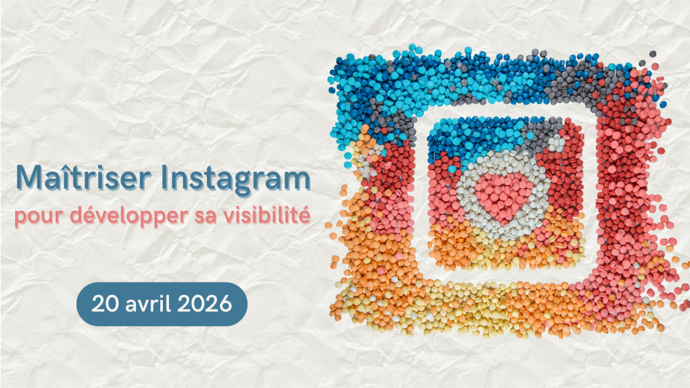 formation maîtriser Instagram pour développer sa visibilité 20 avril 2026 formation maîtriser Instagram pour développer sa visibilité 20 avril 2026 - logo instagram réalisé avec des macarons de différentes couleurs